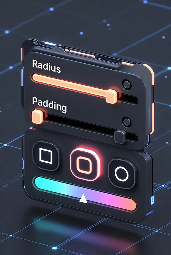 Customize favicon shape, background and padding