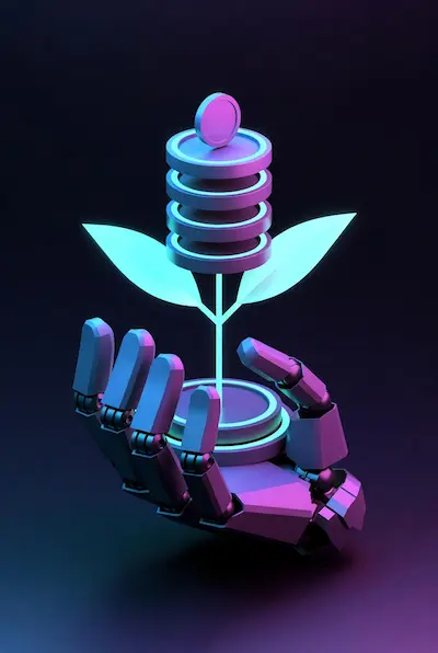 Compound interest snowball effect icon