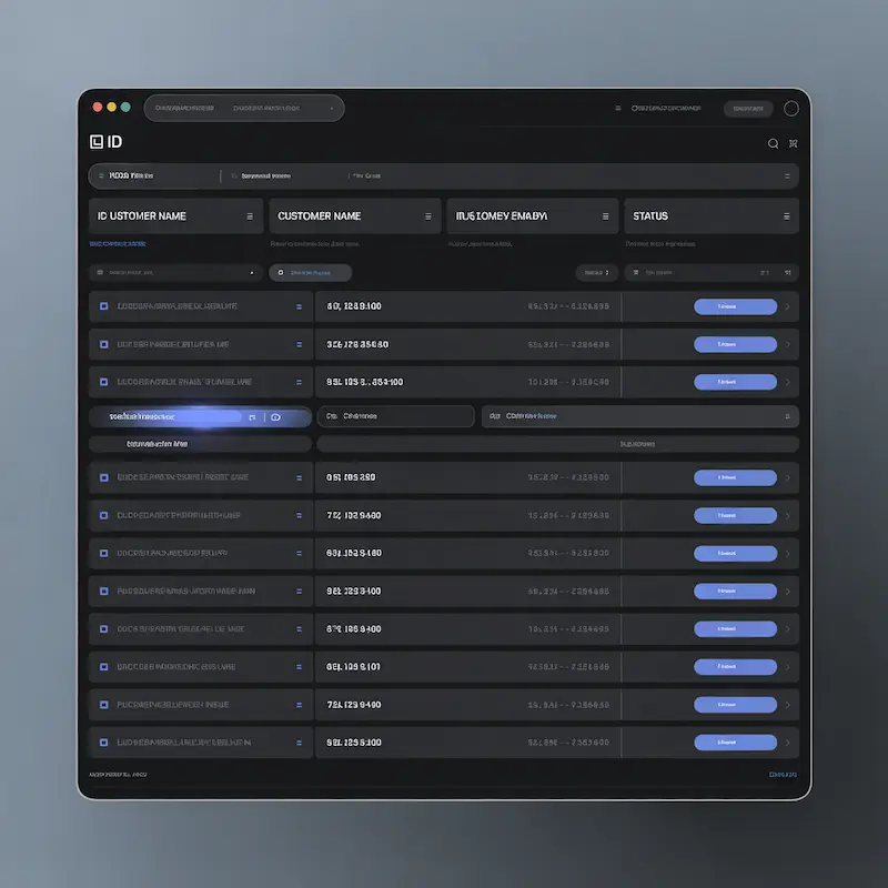 JSON Data Grid View Visualization