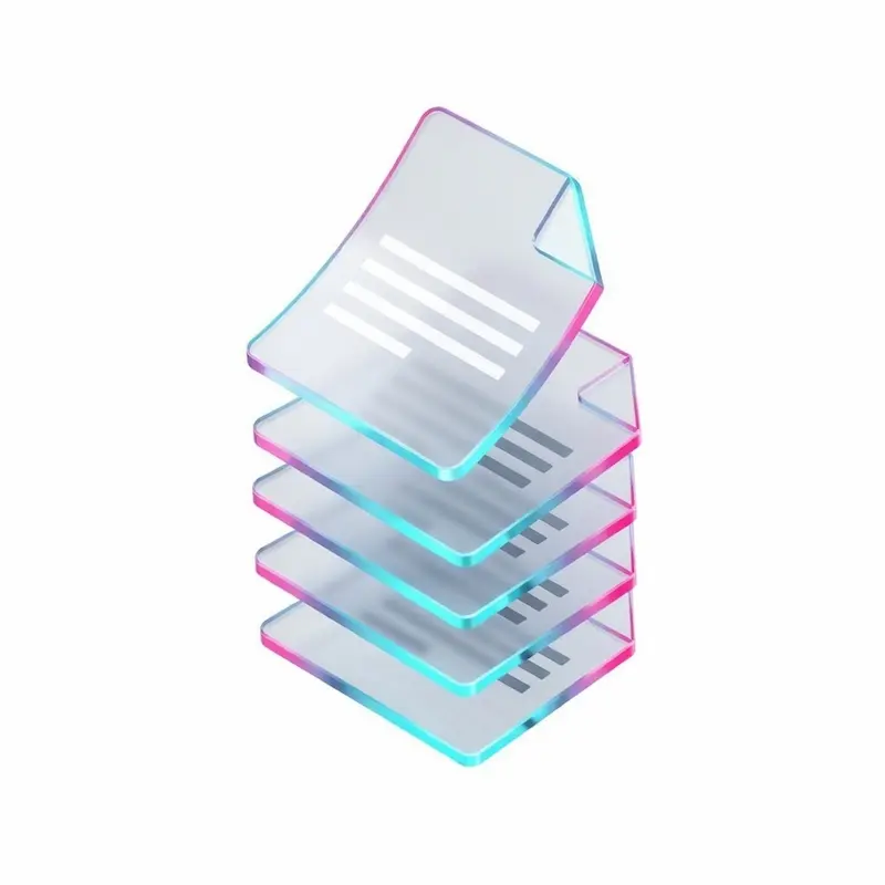 Professional PDF merging illustration showing document organization